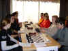 Robin, Egbert, Chantal en Loran in actie