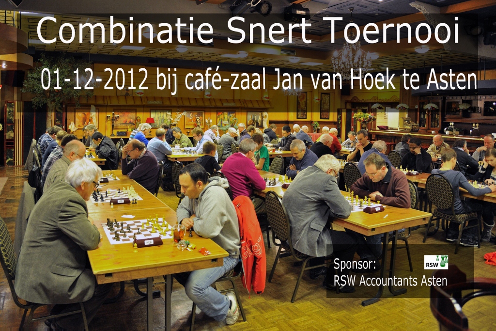 Aankondiging: 01-12-2012 het 9e Combinatie Snerttoernooi